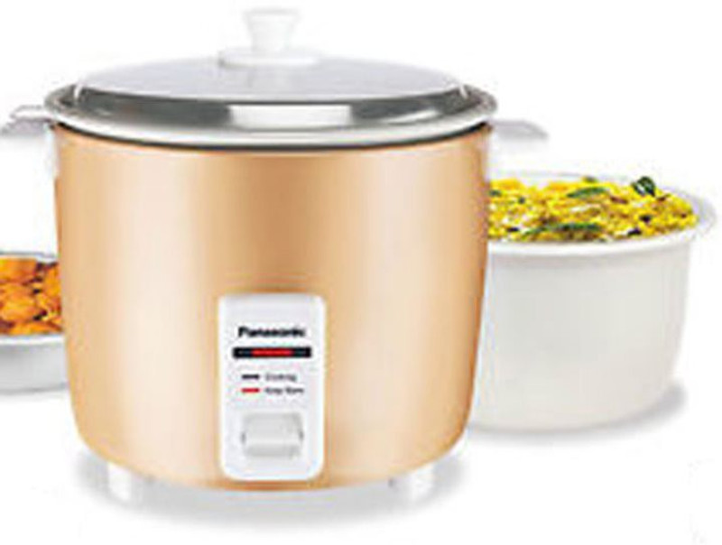 Panasonic SR WA22H(AT) Electric Rice Cooker(2.2 L, Rust Brown)