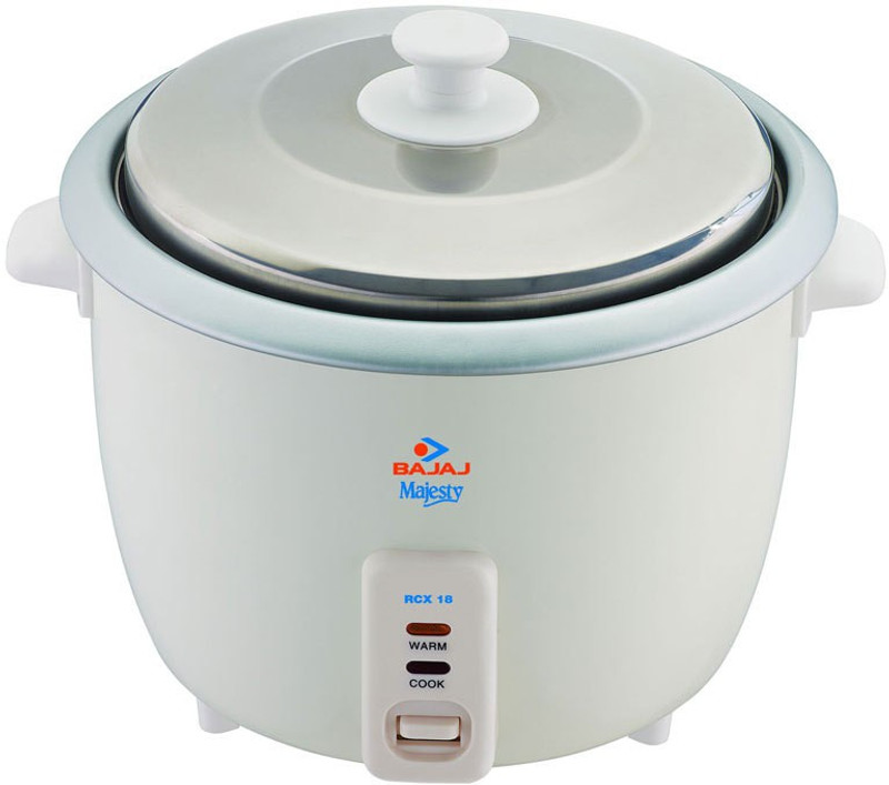 Bajaj RCX 18 Electric Rice Cooker(1.8 L, White)
