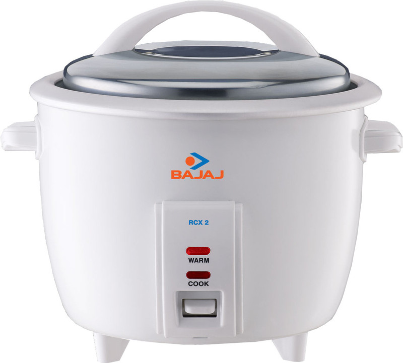 Bajaj RCX 2 Electric Rice Cooker(1 L, White)