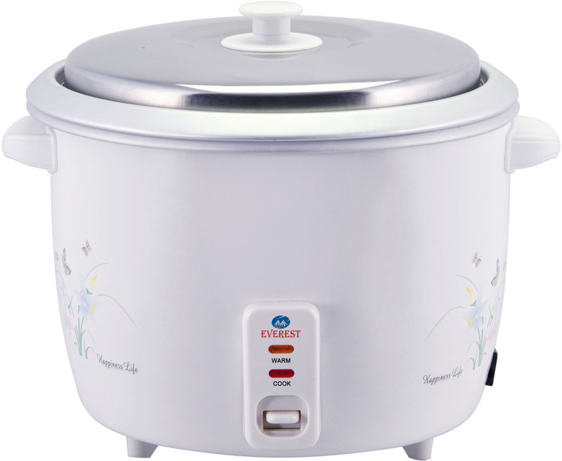 Everest EVD 18 Classic Electric Rice Cooker(1.8 L, White)