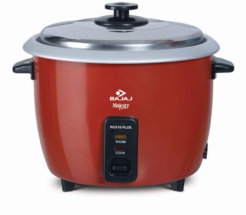 Bajaj Rcx 18 Plus Multifunction Electric Rice Cooker(1.8 L, Red)