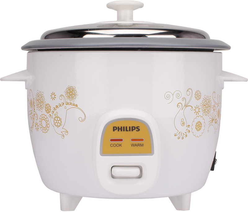 Philips HD 3042 Electric Rice Cooker(1 L, White)