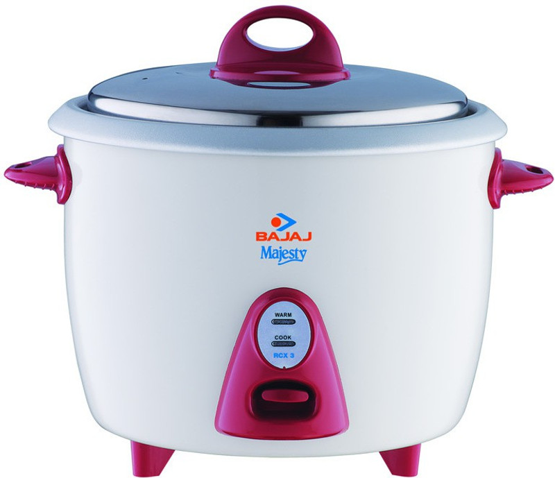 Bajaj RCX 3 Electric Rice Cooker(1.5 L, White)