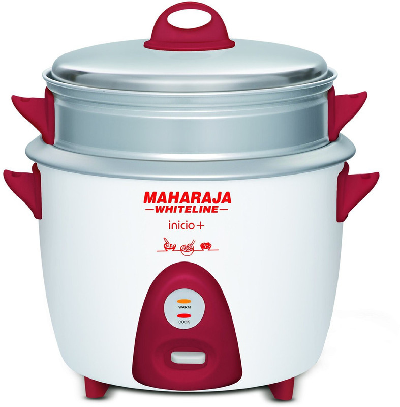 Maharaja Whiteline Inicio Plus Multi Electric Rice Cooker(1.8 L, Red, White)
