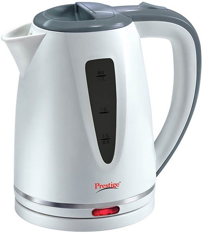 Prestige PKPDC 1.7 Electric Kettle(1.7 L, Grey, Offwhite)