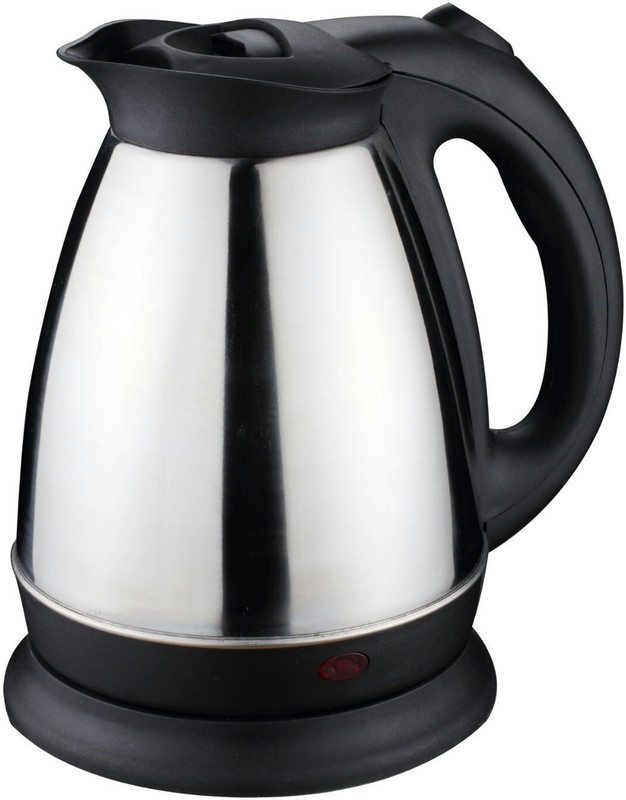 Goldwell GW-160 Electric Kettle(1.5 L, Silver, Black)