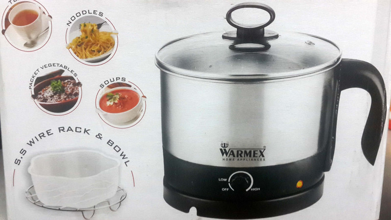 Warmex mp999 Electric Kettle(1.2 L, Black)