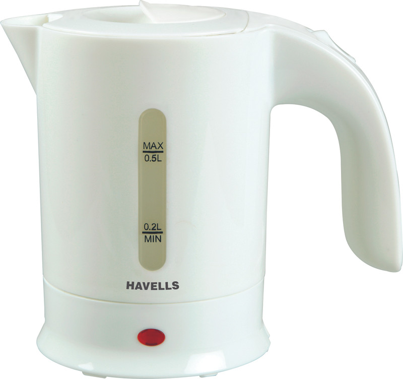 Havells Travel Ease 0.5 L Electric Kettle(0.5 L, White)
