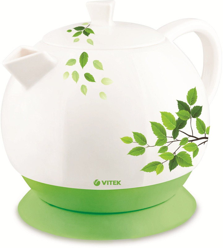 VITEK VT-1171 W-I Electric Kettle(1.3 L, White:Green) VITEK VT-1171 W-I Electric Kettle(1.3 L, White:Green)