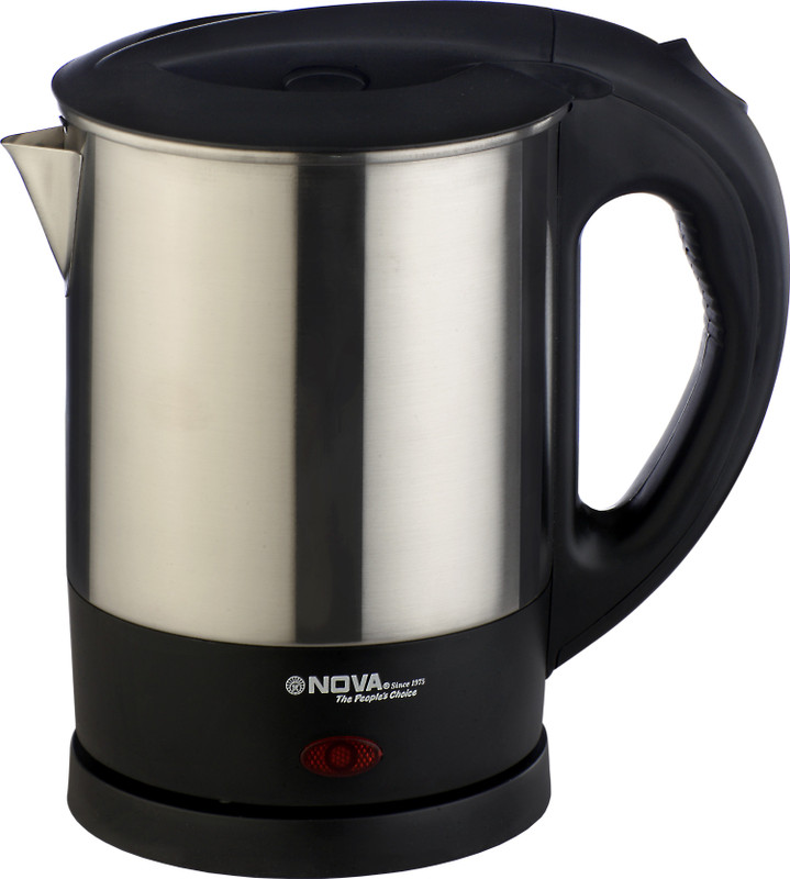 Nova NKT 2735 Electric Kettle(1 L, Black, Steel)