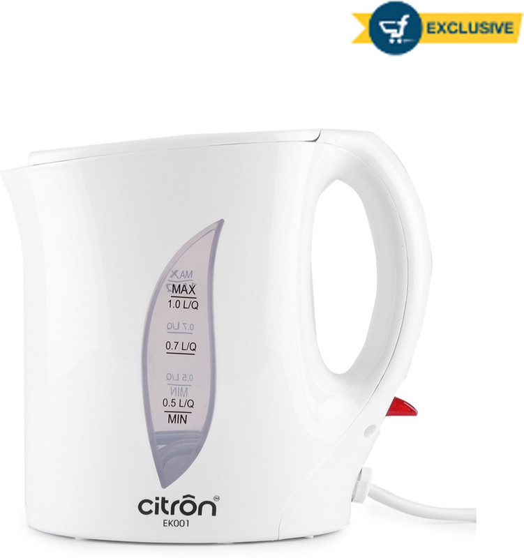 Citron EK001 Electric Kettle(1 L, White and Grey) Citron EK001 Electric Kettle(1 L, White and Grey)