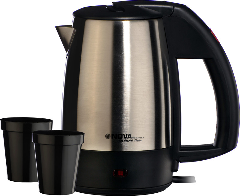 Nova NKT 2738 Electric Kettle(0.5 L, Black, Steel)