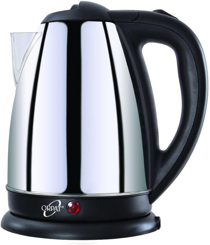 Orpat 8197 Electric Kettle(1.8 L, Black/Silver)