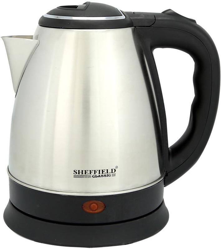 Sheffield SH - 7007 Electric Kettle(1.5 L, Black, Steel)