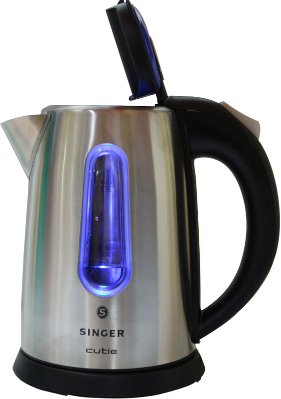 Singer Cutie 1 Ltr 1500 watts Electric Kettle(1 L, Silver, Black)
