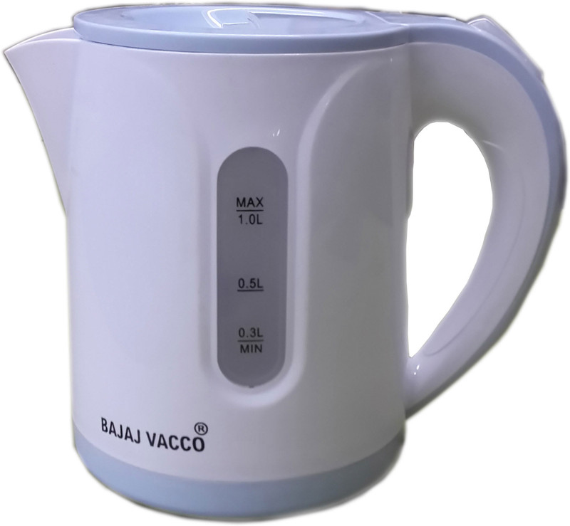 Bajaj Vacco Hot Maxx K-07 Electric Kettle(1 L, White)