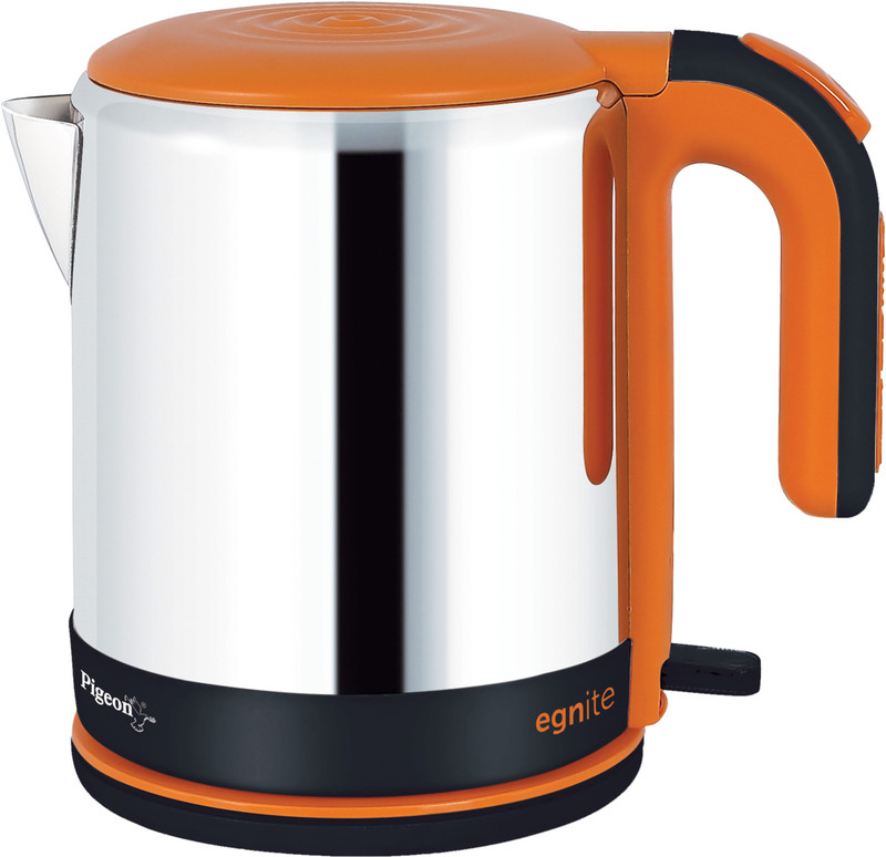 Pigeon Egnite Multi Purpose-12141 Electric Kettle(1.2 L, Orange)