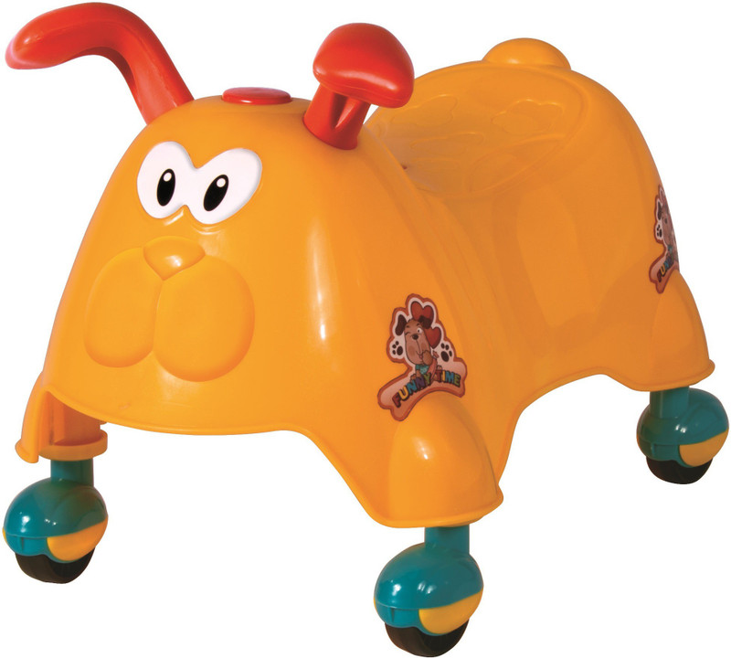 Webby Car Non Battery Operated Ride On(Orange) Webby Car Non Battery Operated Ride On(Orange)