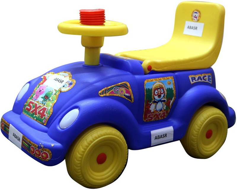 Abasr Car Non Battery Operated Ride On(Blue) Abasr Car Non Battery Operated Ride On(Blue)