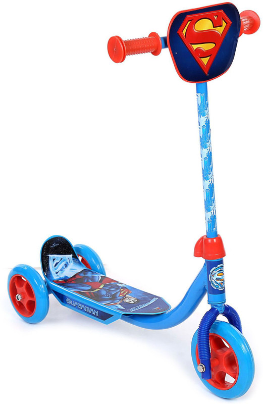 Warner Bros. Superman 3 Wheel Scooter(Blue)