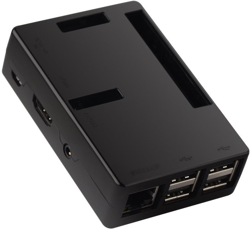 SunRobotics Black Plastic Enclosure for Raspberry PI 2B/B+ Electronic Components Electronic Hobby Kit