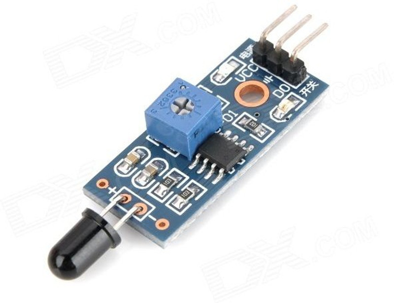 Robohaat Flame Sensor Electronic Components Electronic Hobby Kit