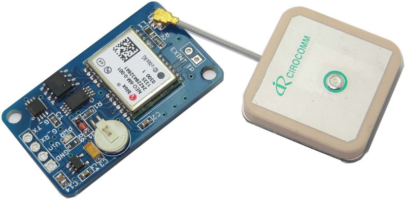 SunRobotics Ublox NEO-6M GPS TTL module (3.3V-5V interface,with EEPROM,Flash) Electronic Components Electronic Hobby Kit