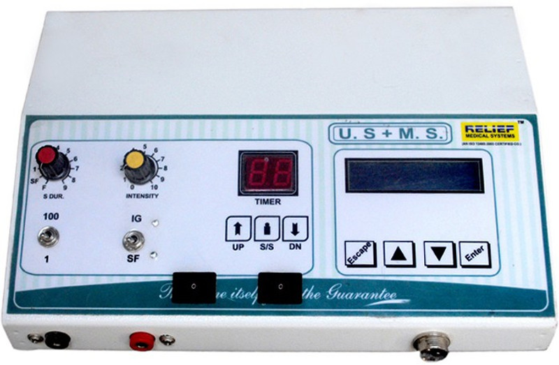 Relief US+MS Ultrasonic and Muscle Stimulator Electrotherapy Device(RMS-1003)