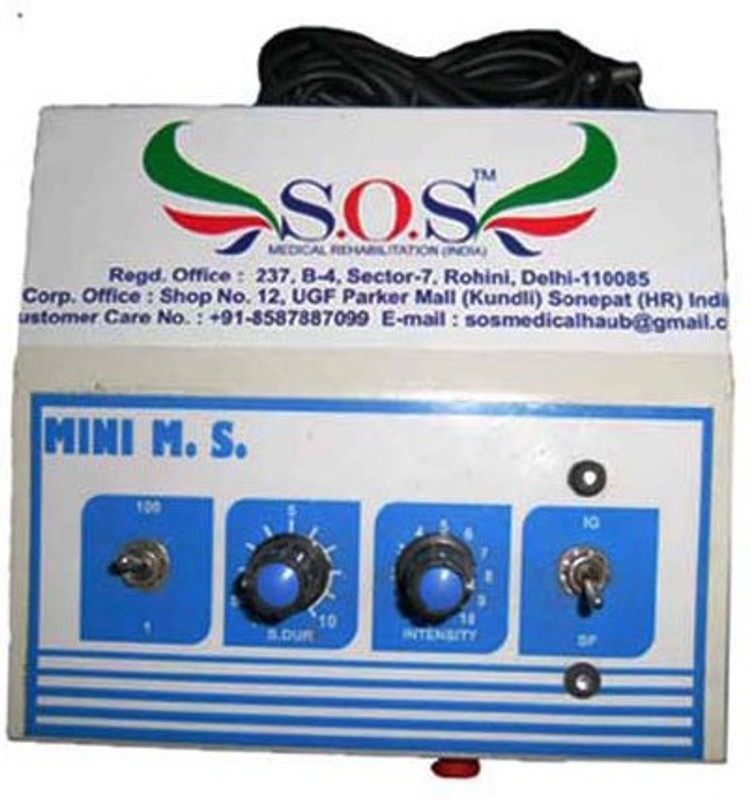 SOS SOS Digital Muscle Stimulator Therapy MINI M.S. Physiotherapy Electrotherapy Device(TE-111)