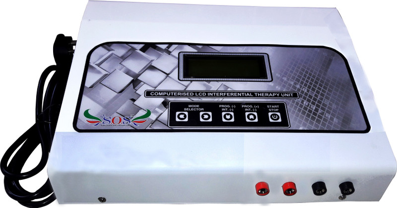 SOS COMPUTRISED LCD INTRFERENTIAL UNIT-125PROG. MUSCLE SPASM Electrotherapy Device(SOS-121)