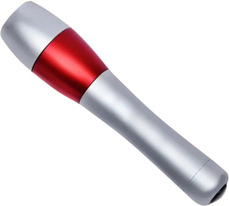 Luxantra Single LED Metal Torches(Silver, Red) RS.278 (20.00% Off) - Flipkart