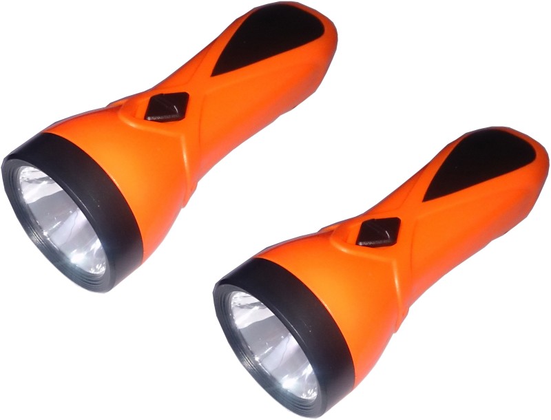 Tuscan Set of 2 Pcs Rechargeable LED Emergency Light(Orange) RS.399 (75.00% Off) - Flipkart