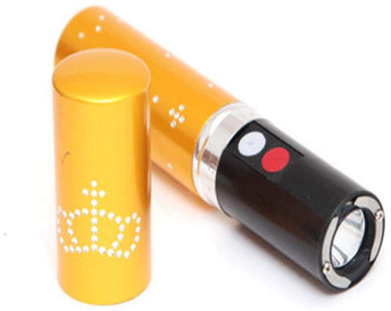 Bkmm LIPSTICK STYLE DEFENCE TORCH Torches(Golden, Blue) RS.699 (50.00% Off) - Flipkart