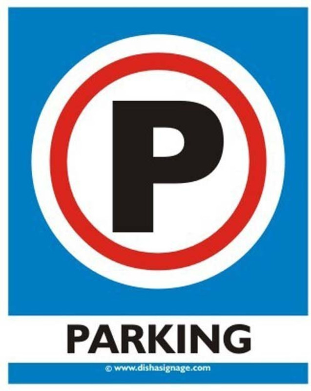 dishasignage Parking - english Emergency Sign