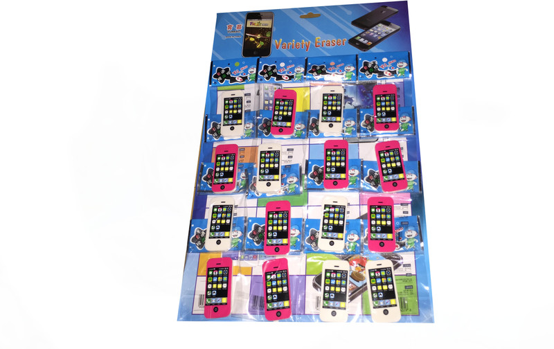 Rahul Toys iphone eraser in pack of 16 Non-Toxic Eraser(Set of 1, Multicolor)