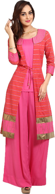 Desi Vibe Women Kurta and Churidar Set Desi Vibe Women Kurta and Churidar Set