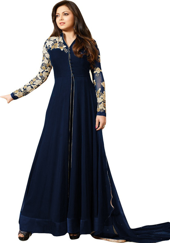 Sitaram Creation Georgette Embroidered Kurta & Churidar Material(Unstitched) Sitaram Creation Georgette Embroidered Kurta & Churidar Material(Unstitched)