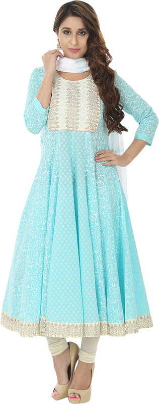 The Weave Women Kurta and Churidar Set The Weave Women Kurta and Churidar Set