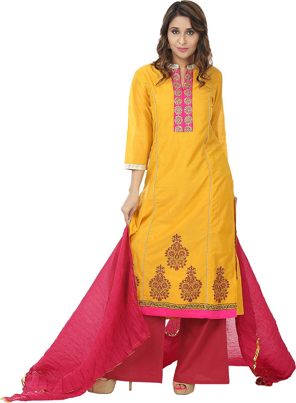 The Weave Women Kurta and Palazzo Set