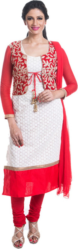 Cynthia's Fashion Women Ethnic Jacket, Kurta and Churidar/Legging Set