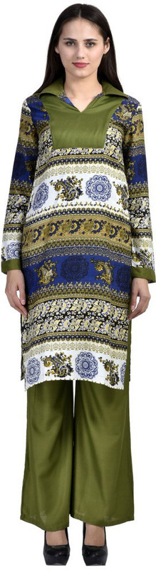 Pop Cherry Women Kurta and Palazzo Set
