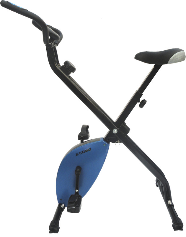 Kobo Imported Magnetic Exercise Cycle X-Bike (Folding) (Blue) Upright Stationary Exercise Bike(Blue)
