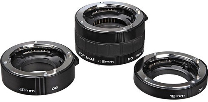 Kenko Auto Extension Tube Set DG 12, 20, 36mm Tube for Sony Alpha Adjustable Macro Extension Tube(Pack of 1)