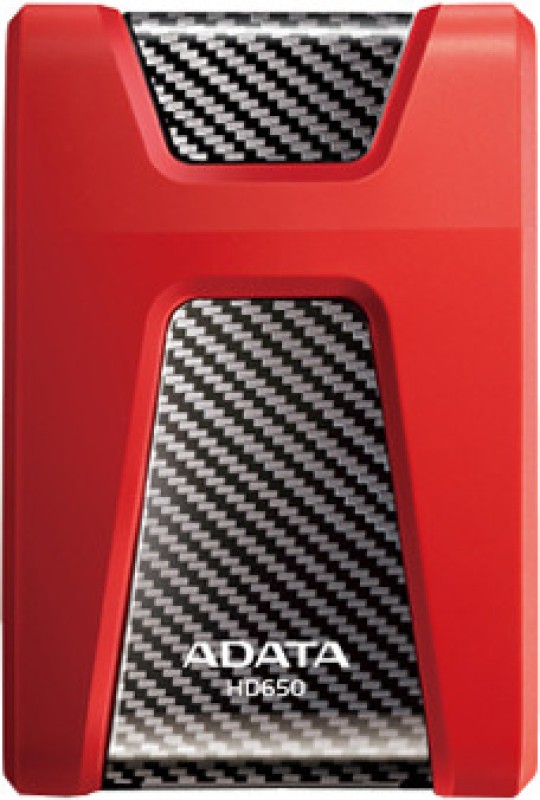 Adata HD650 1 TB External Hard Disk Drive(Red) RS.4399 (42.00% Off) - Flipkart