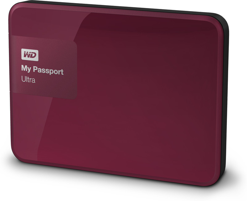 WD My Passport Ultra 1 TB Wired External Hard Disk Drive(Berry) RS.5800 (27.00% Off) - Flipkart