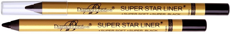 Diana Of London Super Star Waterproof Eyeliner 1.2 g(Super Black)