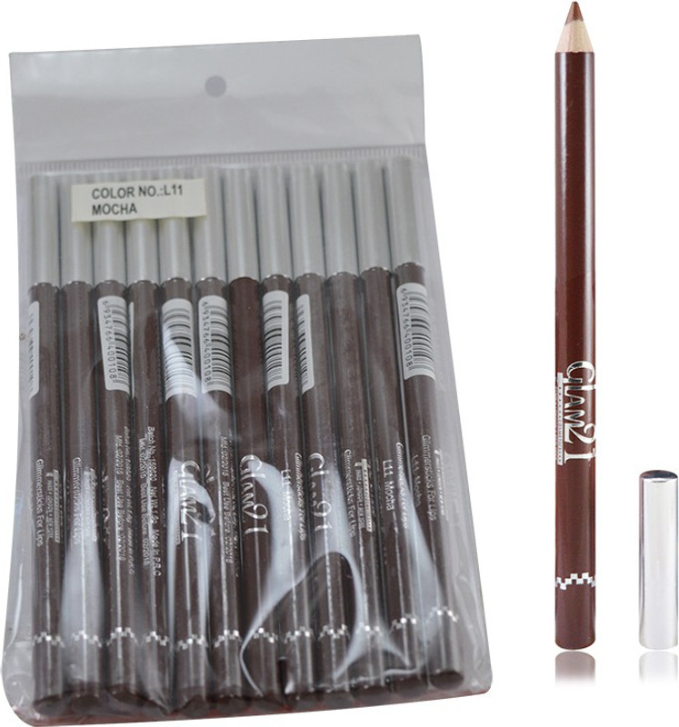 Glam 21 BROWN GLIMMERSTICKS FOR EYES & LIPS PACK OF 12PCS-PP 1.8 g(BROWN-PP1)