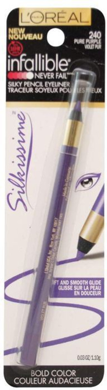 L'Oreal Paris Infallible Never Fail Silky Eyeliner  1.1 g(Purple)