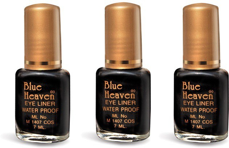 Blue Heaven Regular Eyeliner( Set of 3 ) 21 ml(Black)