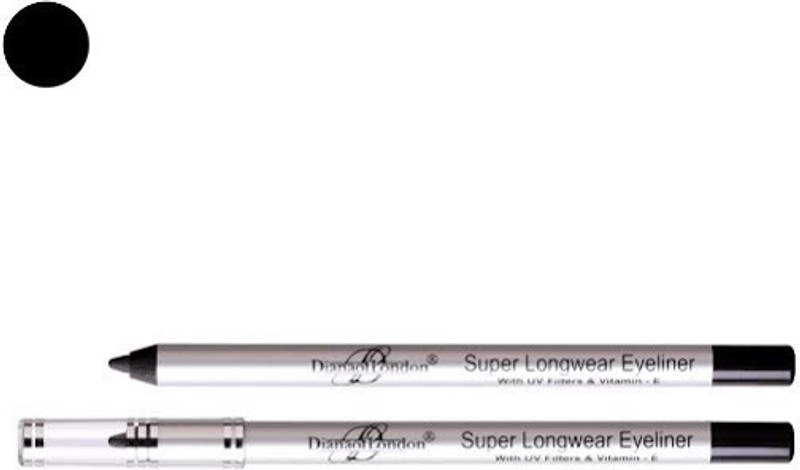 Diana of London Super Long Wear Eyeliner7Blackest Black 1.2 GM 1.2 g(7-Blackest Black)